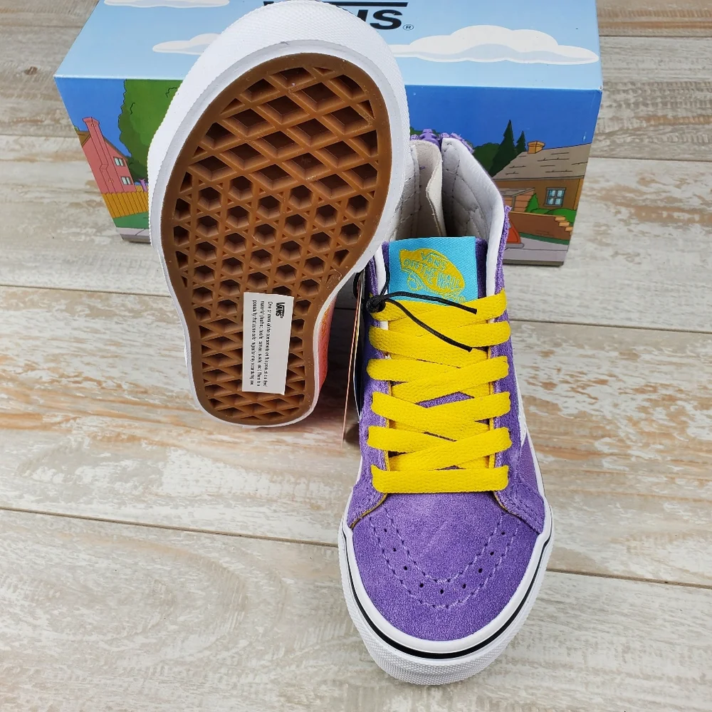 Vans X Simpsons SK8-Hi Zip Lisa 4 Prez - Picture 8 of 9